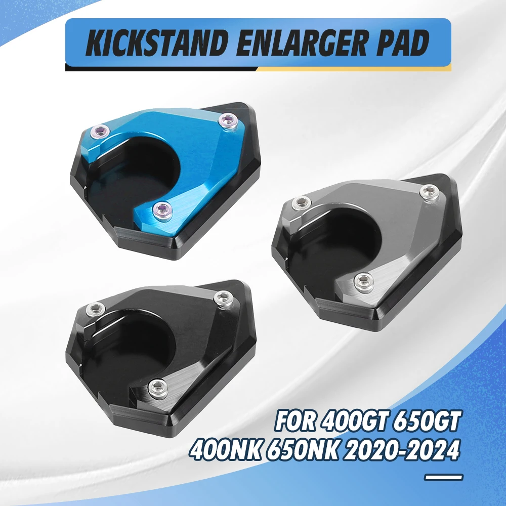 

FOR CFMOTO 400GT 650GT 400NK 650NK 2020-2021 2022 2023 2024 Motorcycle CNC Kickstand Foot Side Stand Extension Pad Support Plate