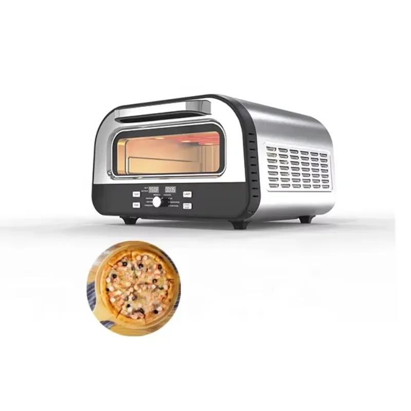Hot Sale All-in-One Indoor Pizza Oven Toaster Air Fryer Temperature Adjustable 12-Inch Pizza Maker Countertop Oven