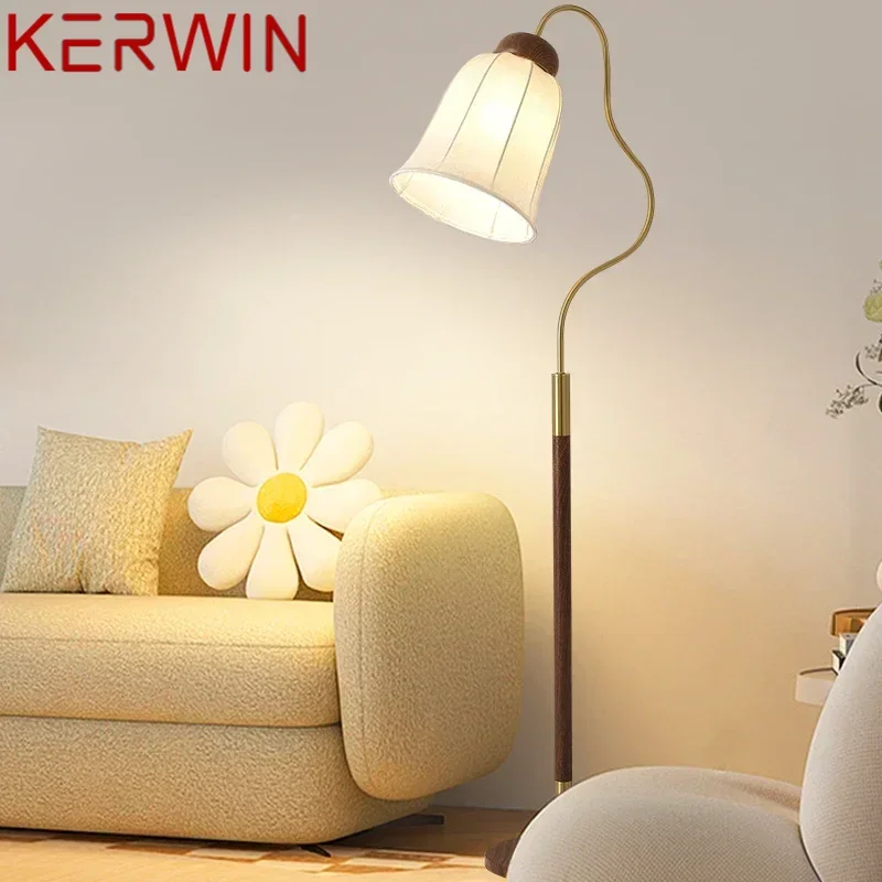 KERWIN Contemporary Floor Lamp Luxury Living Room Bedroom Study Villa Hotel LED Retro Creativity Decorative Standing Light