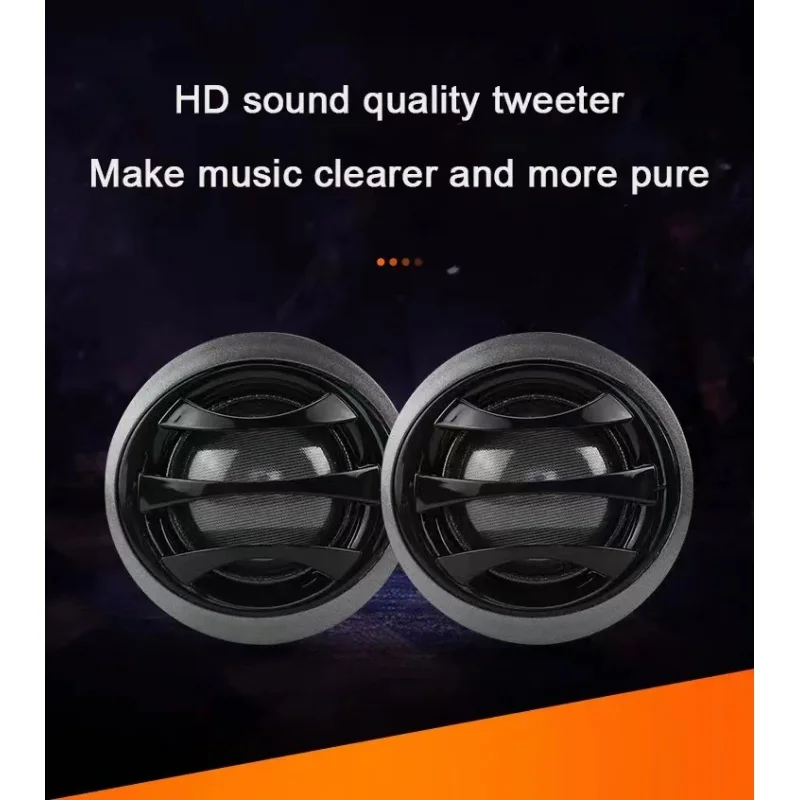 1Set Car Audio Speaker Car Tweeter 25mm Silk Membrane Treble Speakers For Renault Mazda 6 3 for universal car accessories