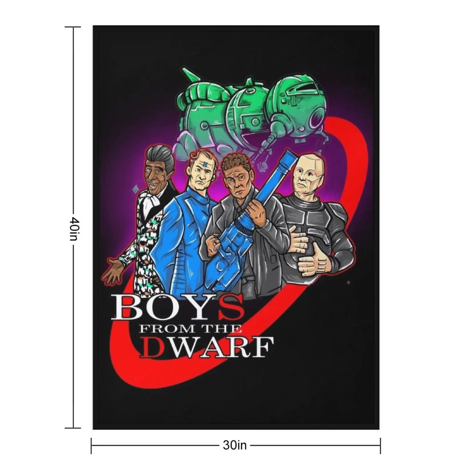 Red Dwarf Boys From The Dwarf StarBug Throw Blanket Decorative Throw Thin Weighted Decorative Sofa Comforter Plaid Blankets