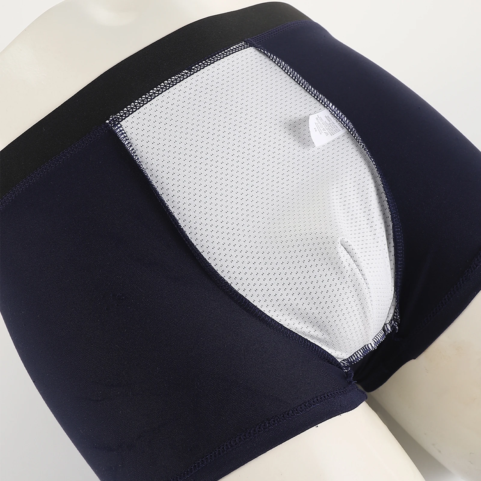 Męskie seksowne bokserki typu U Convex, bezszwowe, modelujące, z nadrukiem, z niskim stanem, oddychające majtki męskie.