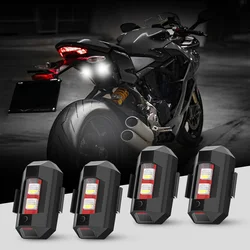 Lumière stroboscopique LED Anti-collision pour moto, Mini Signal lumineux pour Drone, rvb, avion, hélicoptère