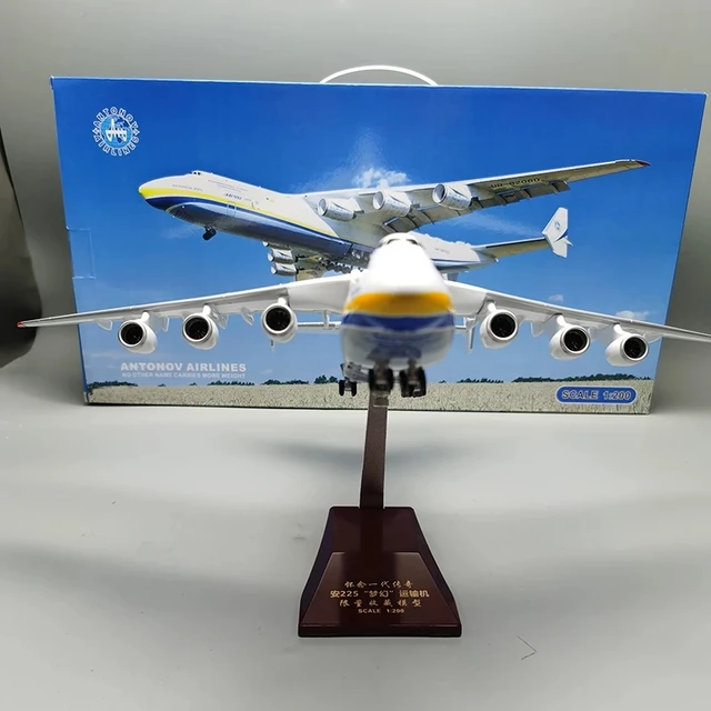 42CM 1/200 Scale For Antonov AN-225 Mriya Transport Aircraft Simulation Airplane Resin Plastic Replica Model Toy For Collection 6 42CM 1/200 Scale For Antonov AN-225 Mriya Transport Aircraft Simulation Airplane Resin Plastic Replica Model Toy For Collection 6