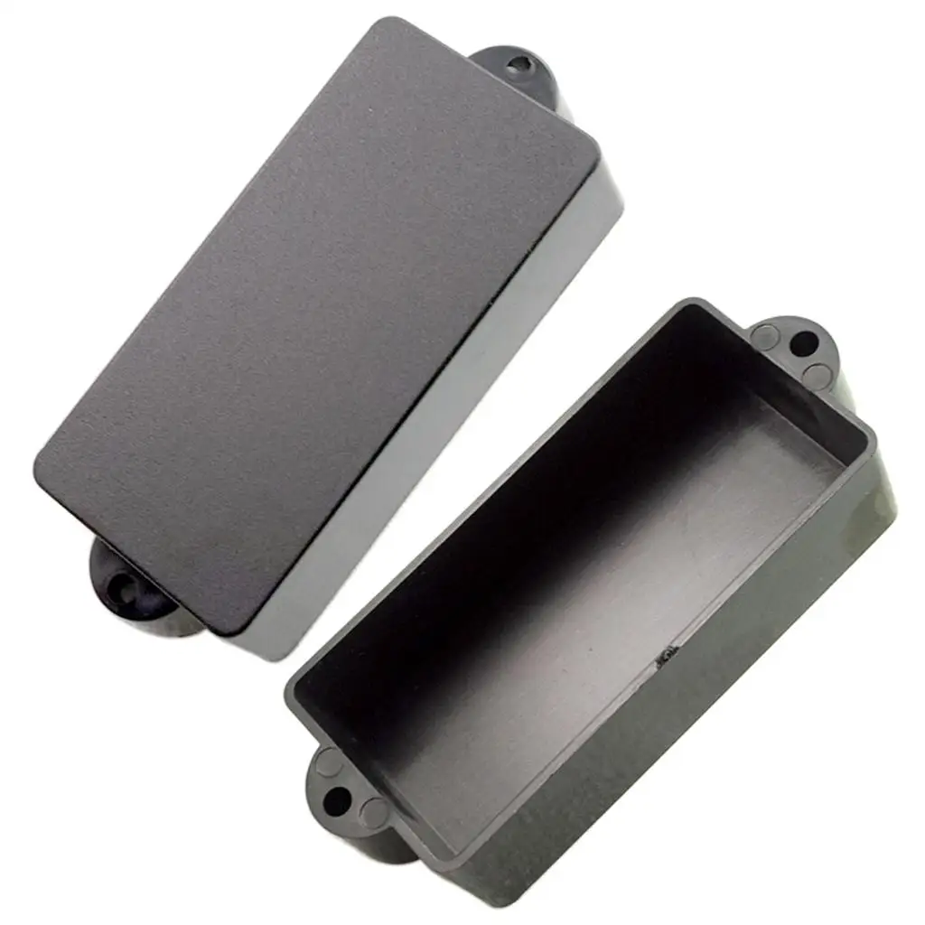Closed Style Bass Pickup Covers Plastic 4 String Replacement Kit for Electric Bass Guitar Preamp Plate Accessories - view 4