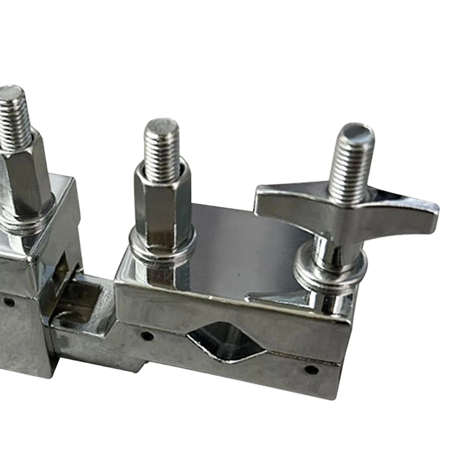 Drum Cowbell Holder Clamp Metal Handbell Cowbell Durable Mount Cowbell Mounting Bracket Double Clamp Mounting Clamp Replacement