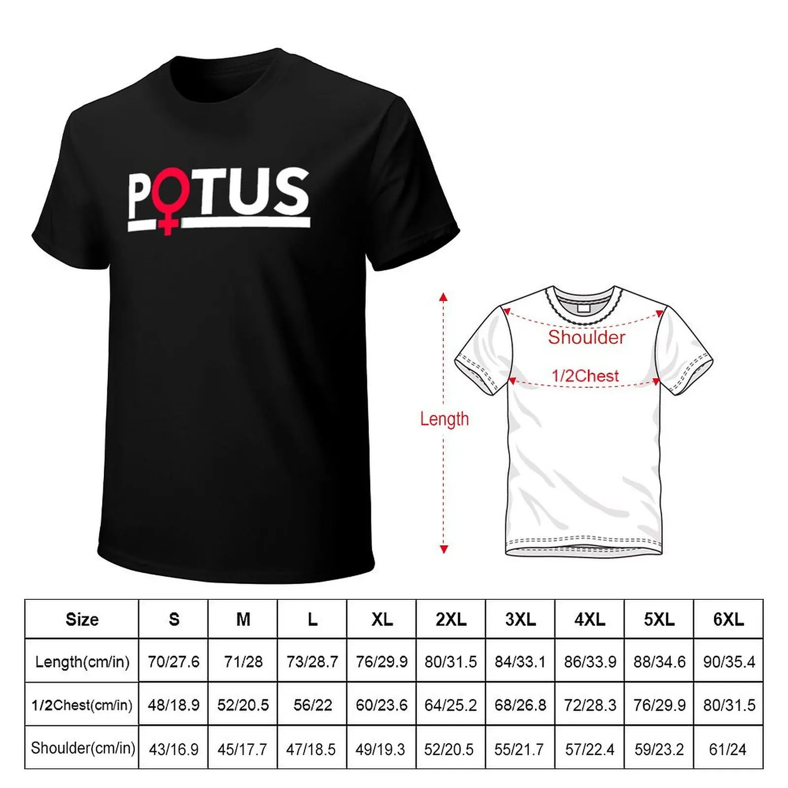 Potus - Venus Symbol T-Shirt Modern Print Casual T-Shirt