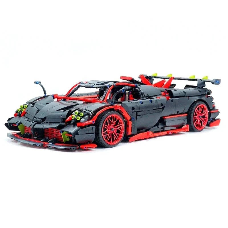 MOYU 88022 MOC 1:8 Technical Super Sports Racing Car Model Building Blocks Bricks Educational Puzzle Toy Birthday Gifts For Kids