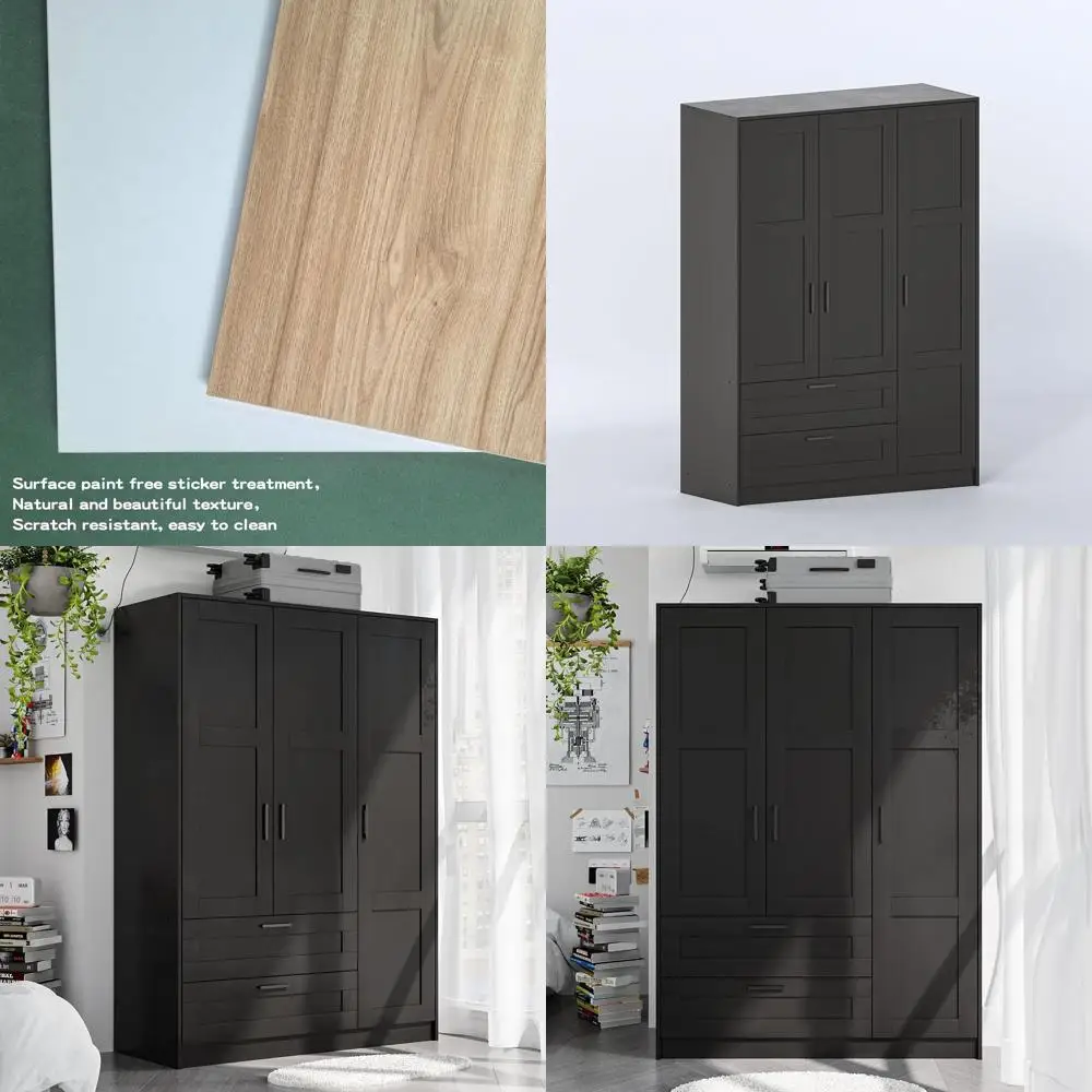 Wood Wardrobe Close…