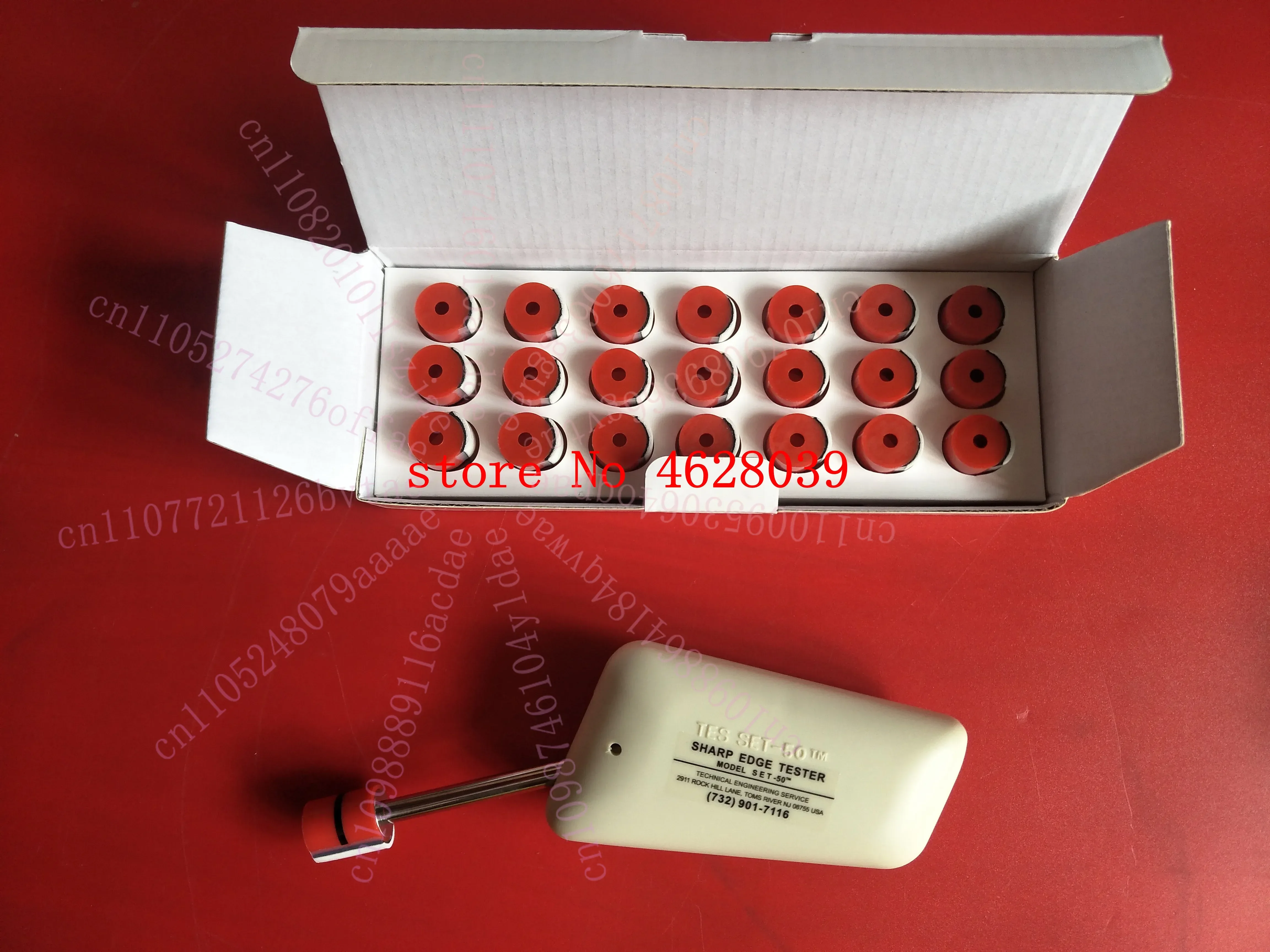 UL 1439D Sharp Edge Tester Testing Meter with 21 Pcs Pressure Testing Caps Top Quality