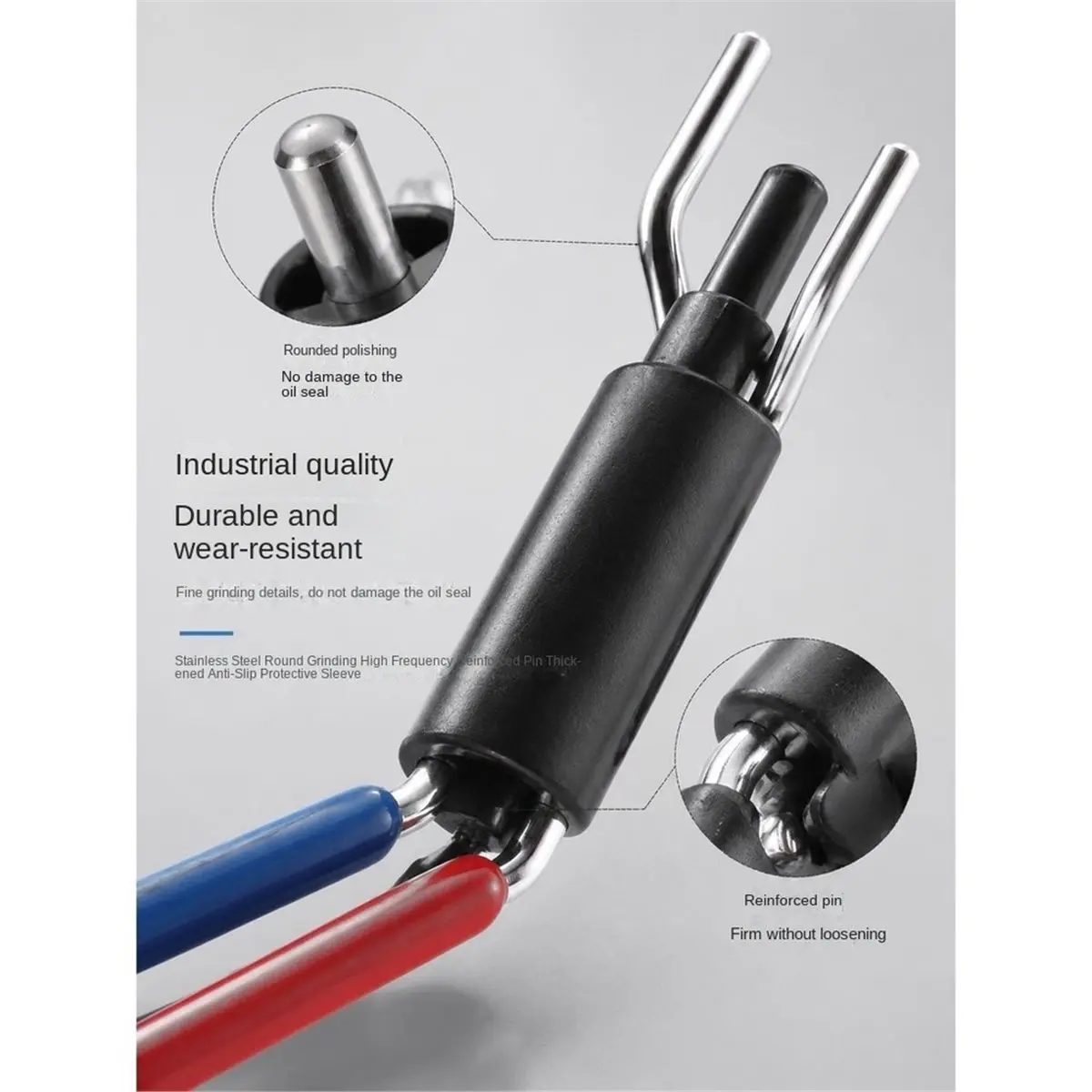 3pcs U Type Seal Oil Seal Installer Tool Kit, Hydraulic Cylinder U-Seal Installation & Removal Tools for Automotive Use