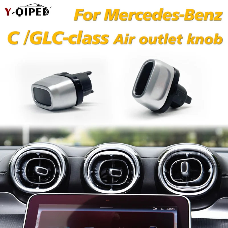 Front Air Vent Outlet Knob Tab Clip Repair Kit Car for Mercedes Benz New W206 W254 C GLC Class C200 GLC260 GLC300