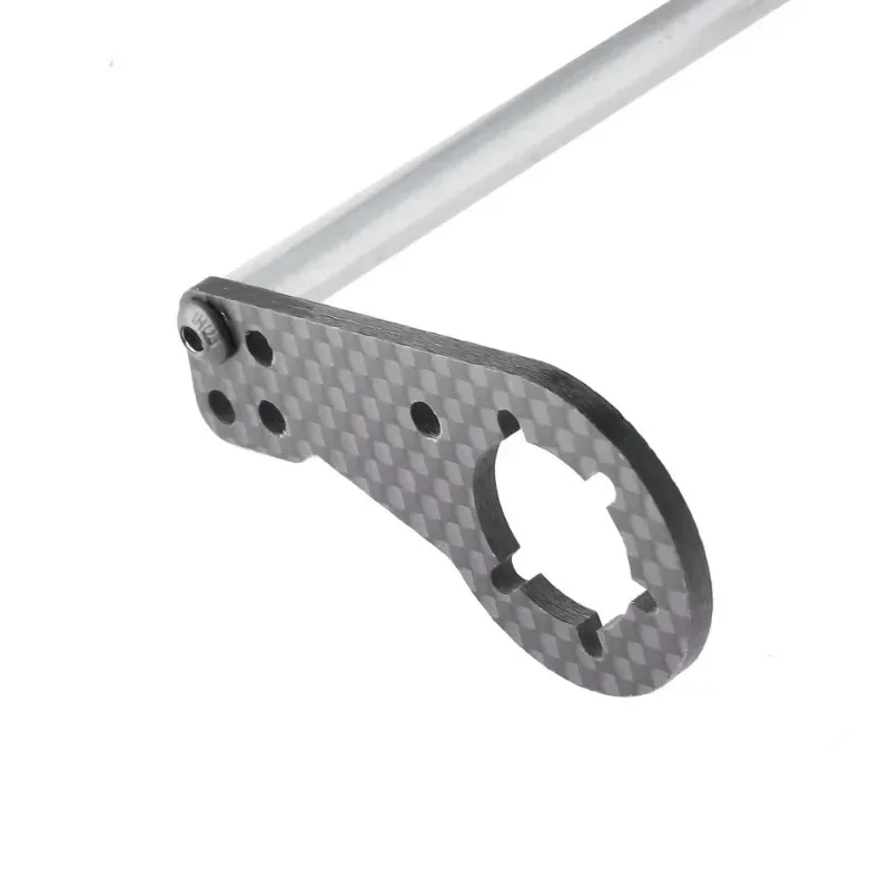 Soporte de montaje de choque de fibra de carbono para Tamiya CW-01/Lunch Box - Pieza de actualización de coche RC