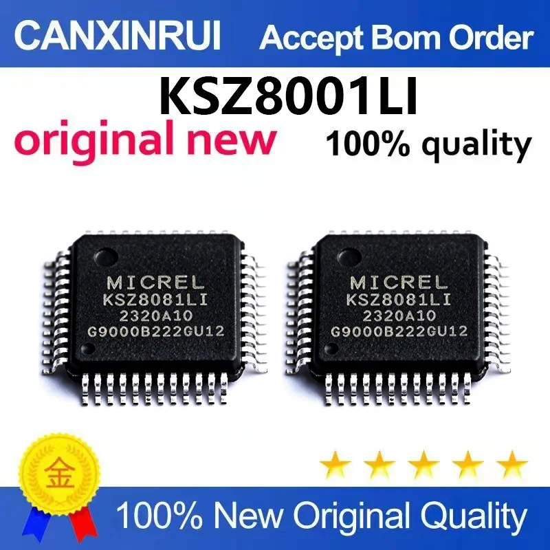 （5pcs-100pcs）KSZ8001L KSZ8001LI KSZ8001L-TR Package LQFP48 Receiver Chip Brand New Original