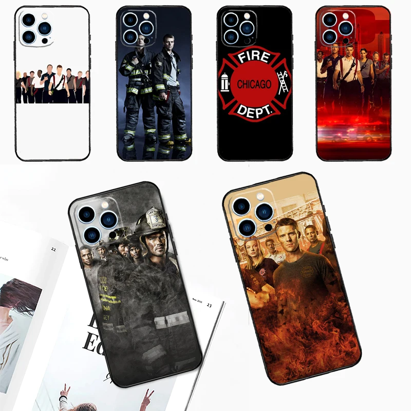 Juntsai Chicago Fire TV Show Phone Case For Samsung Galaxy S26 S25 Ultra S21 S22 S23 S24 Ultra S10 S20 Plus S25 FE Cover
