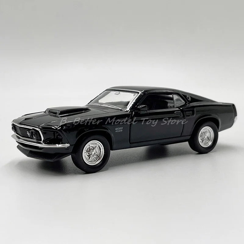 1:36 Diecast Model Metal Toy 1969 Mustang Boss 429 Pull Back Car Replica in miniatura