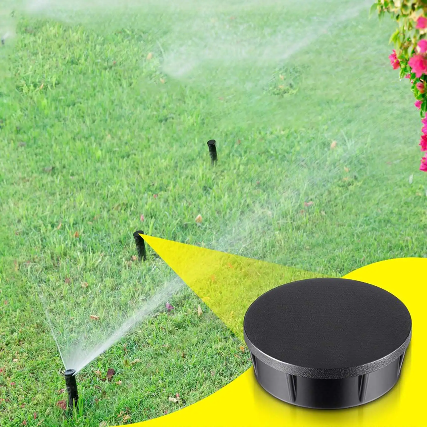 J1UL1N 10 Pack Sprinkler Head Cap For Hunter Pro Spray Sprinklers, Spray Shut Off Cap,Black Spray Head Cap