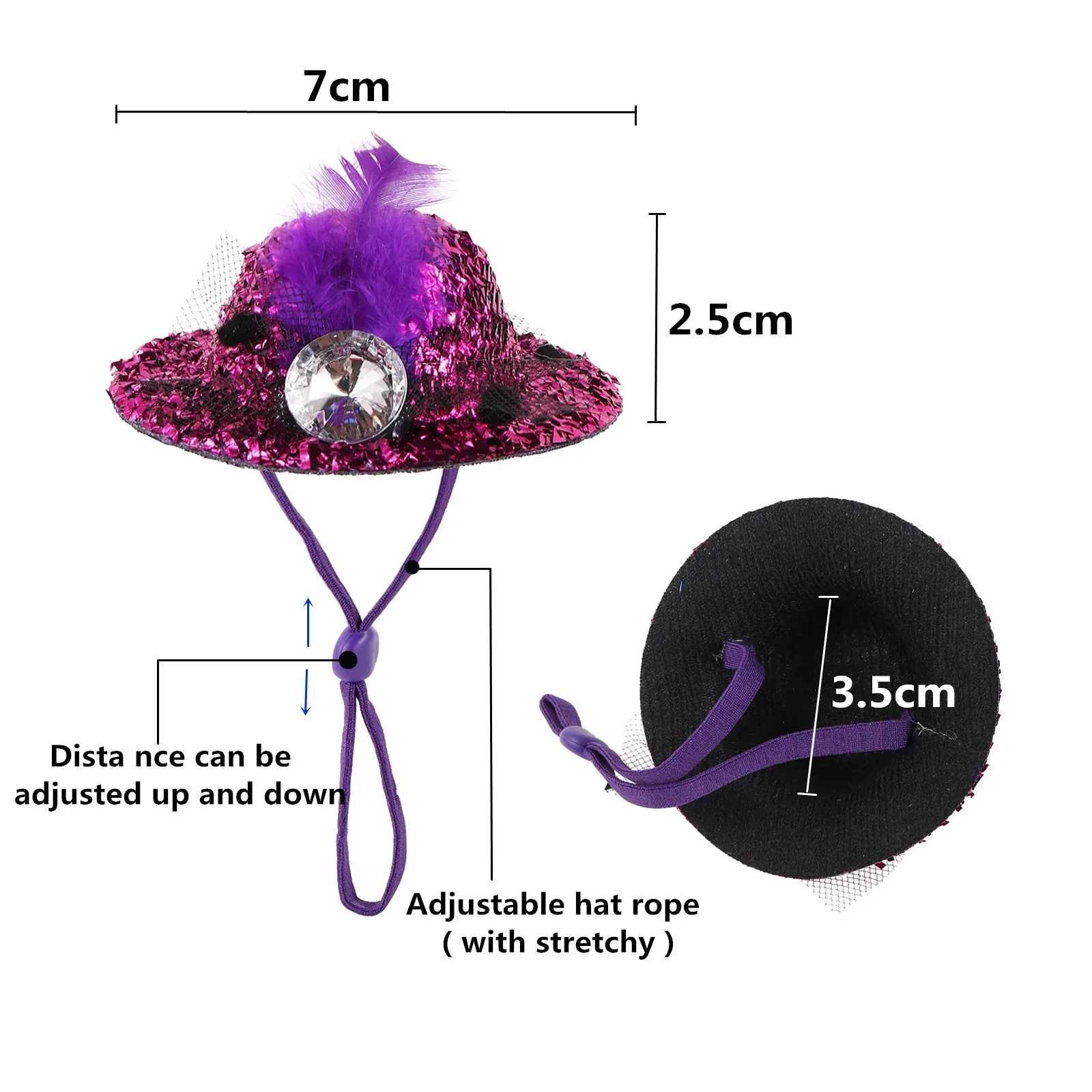 Chicken Hats For Hens Small Funny Chicken Accessories Feathe