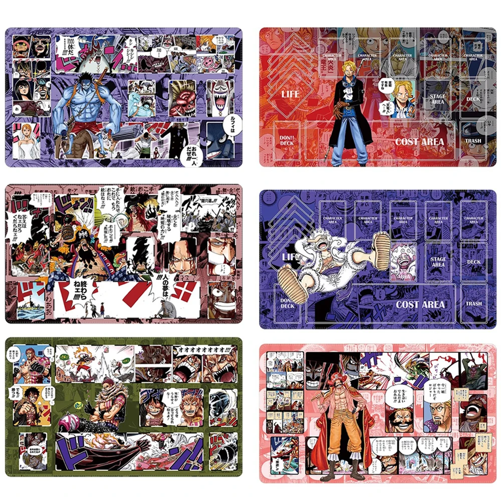 

60*35*0.2Cm Cartoon Anime One Piece Card Battle Single Tcg Game Mat Game Table Mat Card Mat Collection Toys Gift