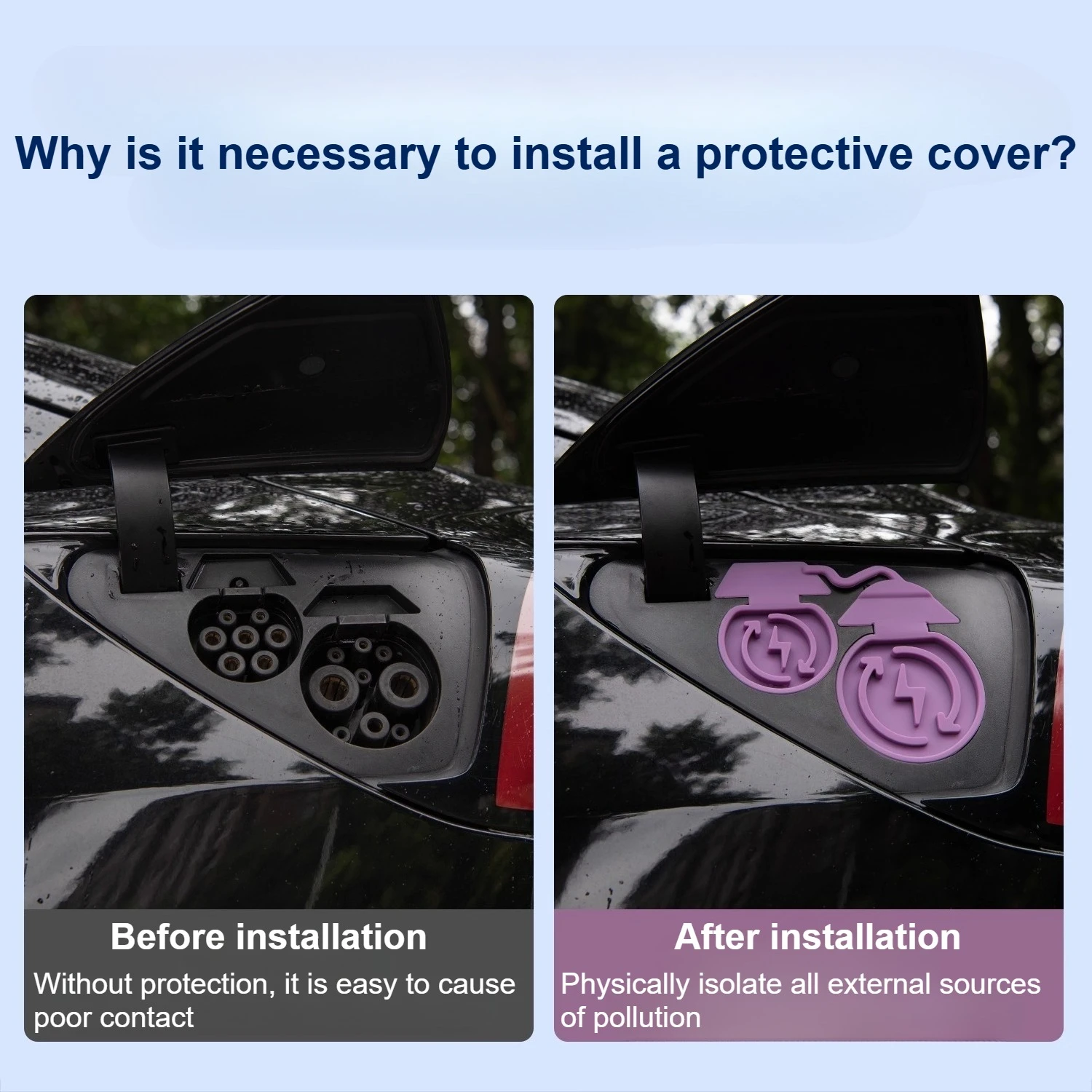 테슬라 모델 Y 주니퍼 모델 3 하이랜드 실리콘 충전 포트 보호 커버 충전 포트 플러그 커버 먼지 보호 커버