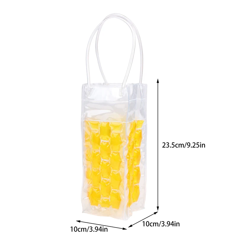 Tragbare praktische Champagner Bier Eis Einkaufstasche PVC isoliert Rotwein Handtaschen halter Outdoor Weinflasche Gefrier beutel