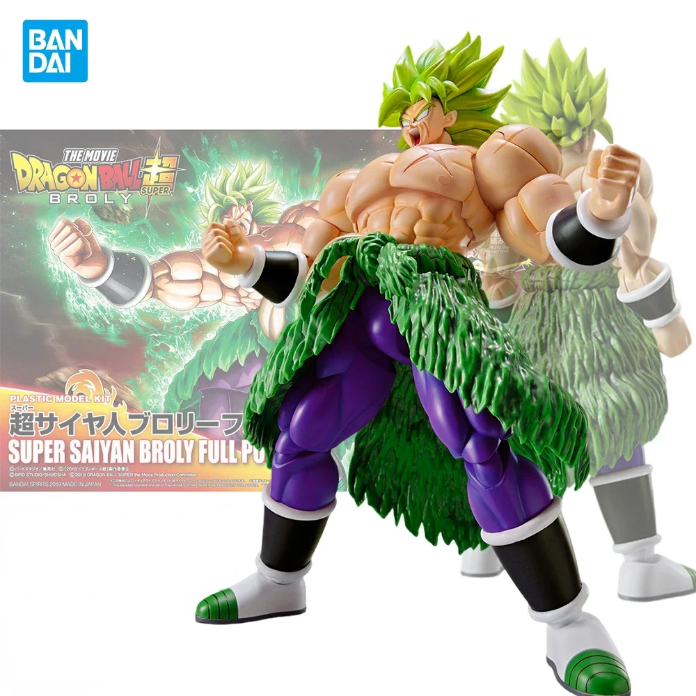 In Stock Original Bandai Dragon Ball Super Figure-rise Standard FRS Broly Full Power Anime Action Figure Assembly Toy Model Gift