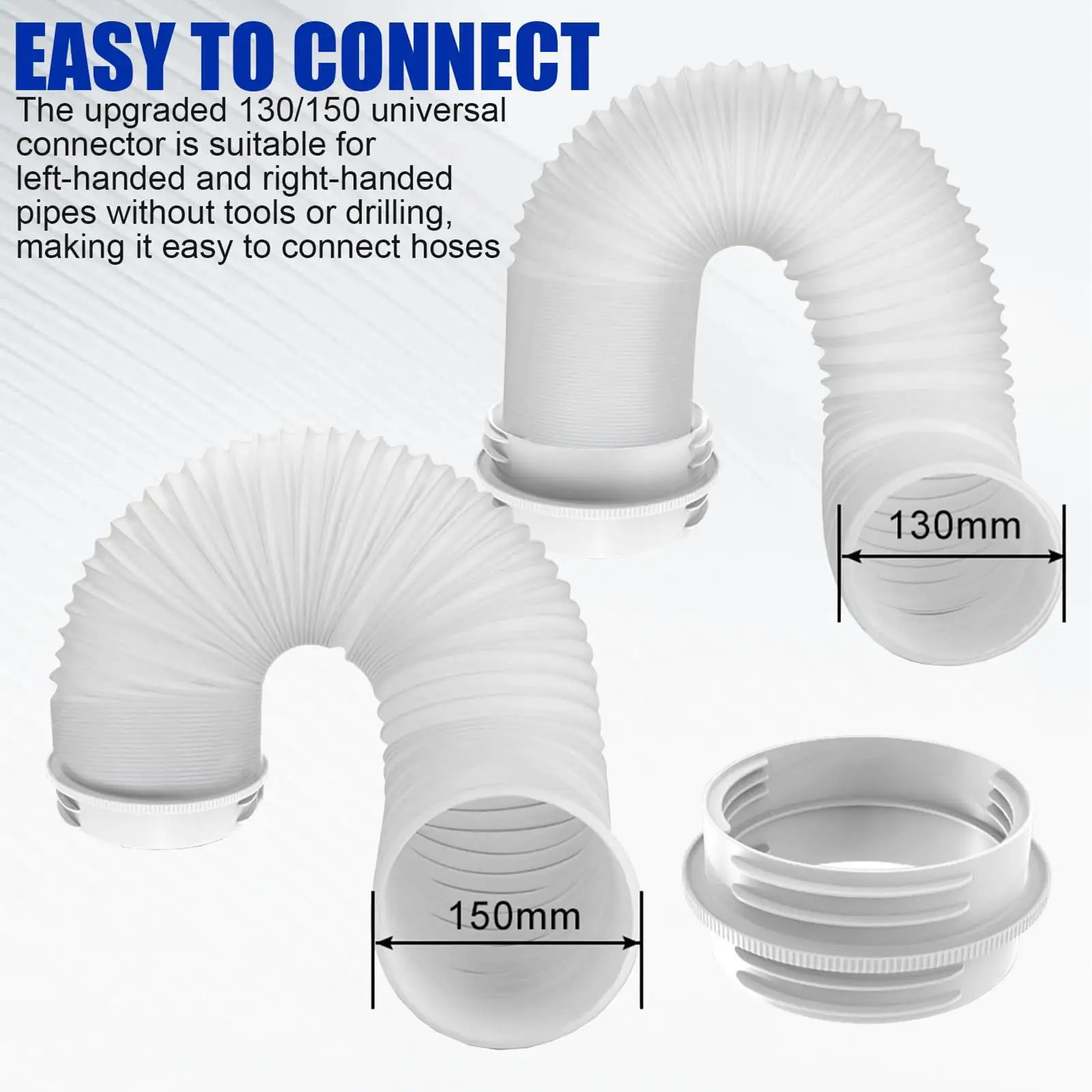 air conditioner hose connector AC Hose Coupler 130/150mm air conditioning unit exhaust hose connector extender