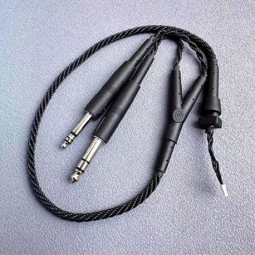 Imagen 2 del producto Nuevos cables originales para auriculares LightSpeed Zulu 3, repuestos de cable de conexión de repuesto para auriculares de aviación de 6,35mm a 5,18mm