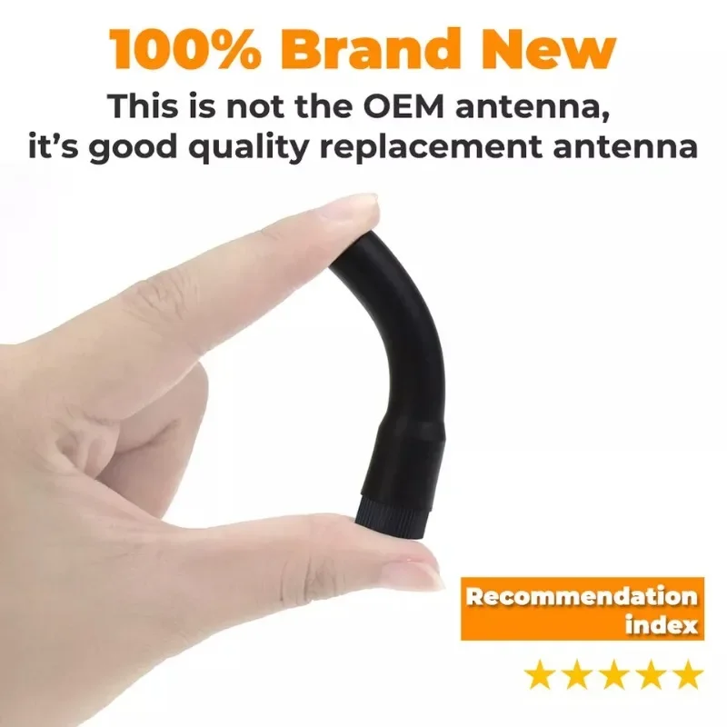 Radio Antenna SF-20 SMA-F Female BNC Male 144/430MHz Silicone Soft Dual Band Mobile Ham Short Antenna for Baofeng Kenwood ICOM