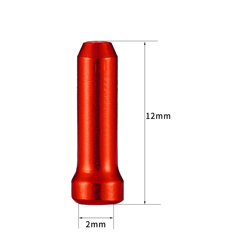 10/100 Pcs Bike Bicycle Brake Shifter Aluminum Inner Cable Tips Crimps Cycle Cycling Parts Derailleur Shift Cables End Caps