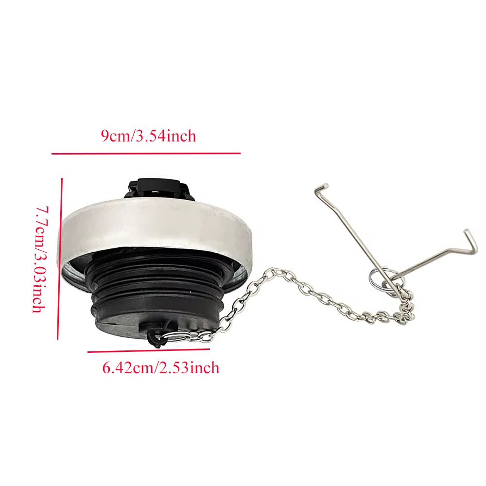 Fuel Tank Cover Gas Cap with Lock Key for Iveco Eurocargo 1991-2015 Eurotech 1992-2002 2993923 1402004 1481301
