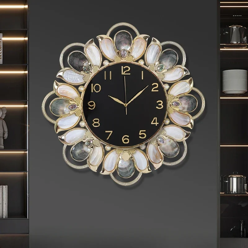 Unique Bedrooms Wall Clocks Luxury Stylish Restaurant Nordic Wall Watch Aesthetic Big Size Orologio Da Parete Home Decor