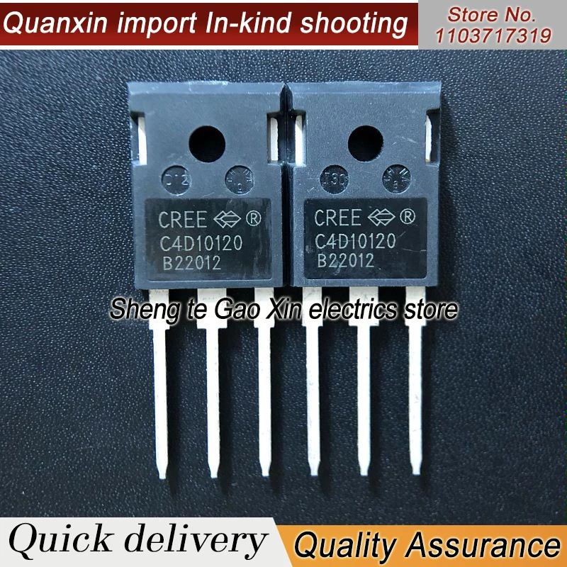 5PCS-10PCS  C4D10120   TO-247 10A 1200V Imported NEW Original  Best Quality