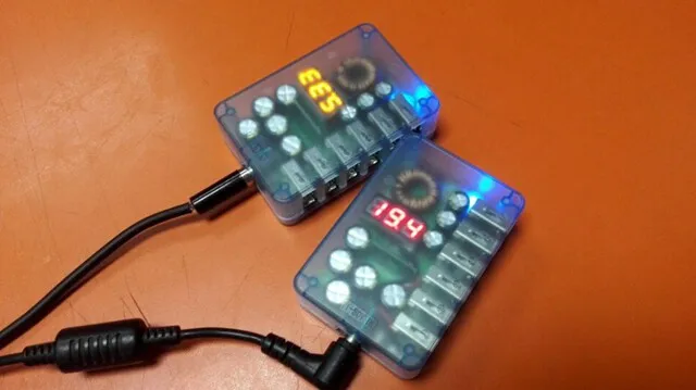 DC-DC 5V12A 6 USB for Trolley Big Truck Desktop Charger