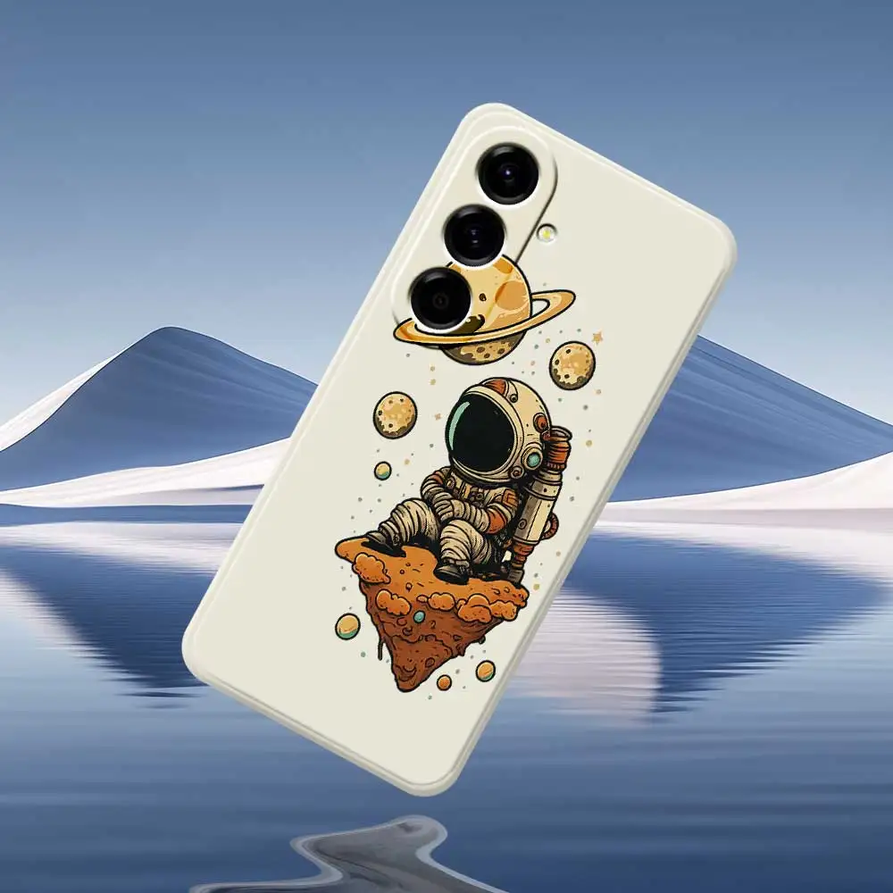 Astronaut Space Style Phone Case Silicone For Samsung Galaxy A56 A32 A23 A22 5G A32 A23 4G A55 A54 A53 A52 A51 A35 Soft Cover