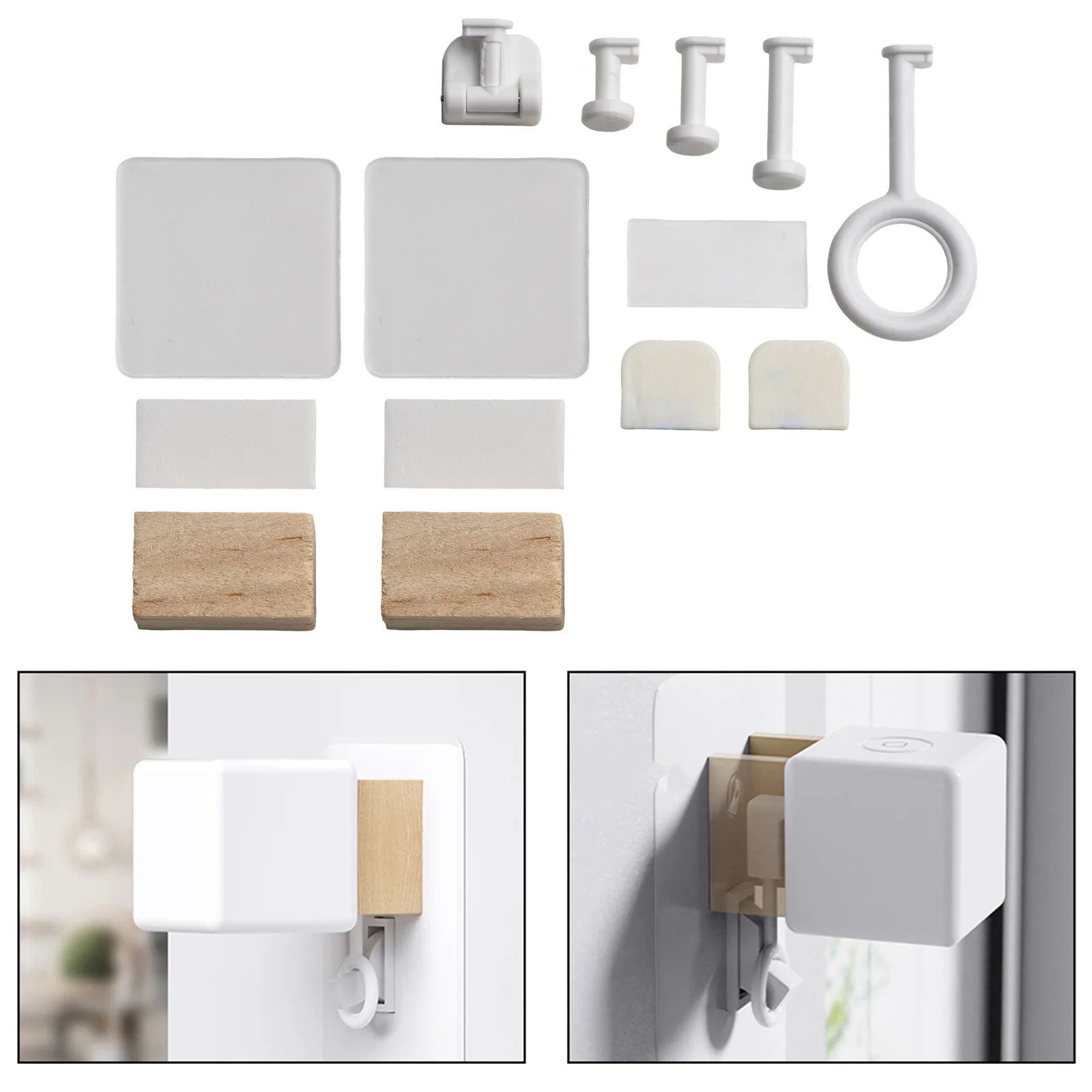 Customizable Finger Robot Smart Switch Pusher Set Featuring 5 Tool Heads and a Reliable Stabilizing Buffer Block