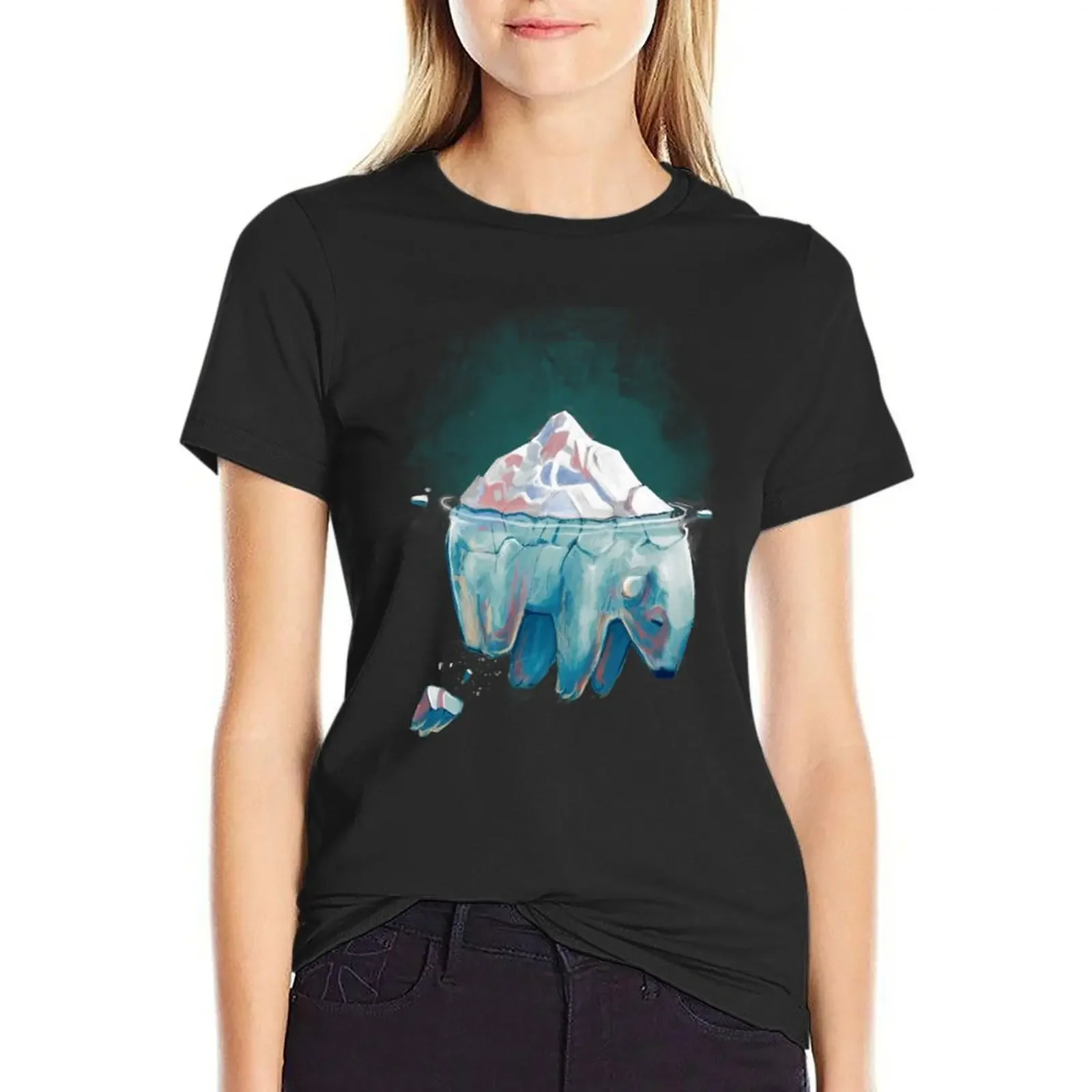 

Stop climate change T-Shirt sublime shirts graphic tees Blouse Short sleeve tee Women clothing