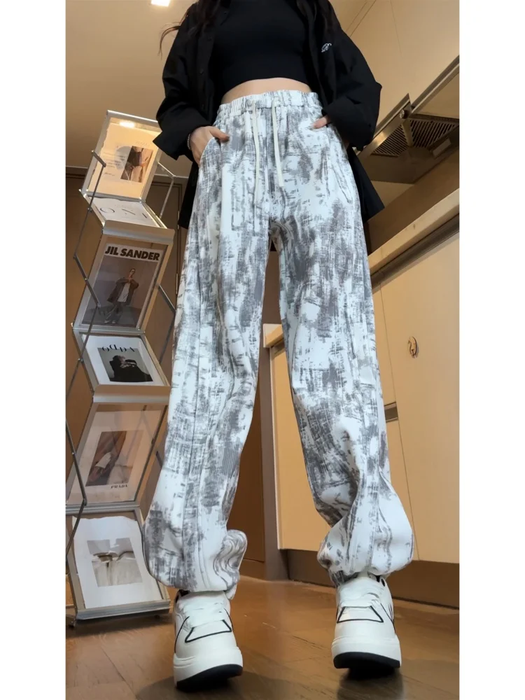 

Men's Corduroy Casual Pants Spring Autumn American Retro Dyed Loose Comfortable Youthful Sle adient Pattern Leisure Trousers