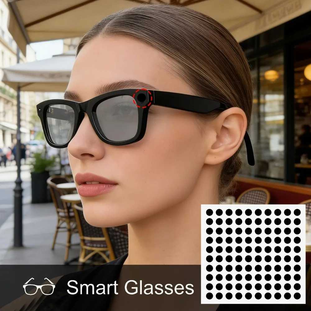 300-100pcs Self Adhesive Shading Dots LED Light Blocking Sticker Patch for Ray-Ban Meta Wayfarer /Oakley Light Blocking Sticker