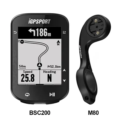 IGPSPORT BSC200 GPS велосипедный компьютер с Bluetooth и ANT+ — фото товара