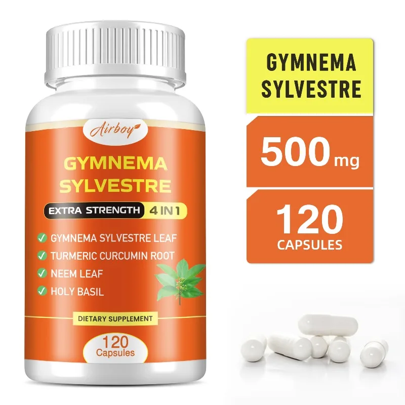 

Капсулы Gymnema Sylvestre - для метаболизма, выработки энергии, поддержки иммунной системы и здоровья пищеварения, без ГМО.