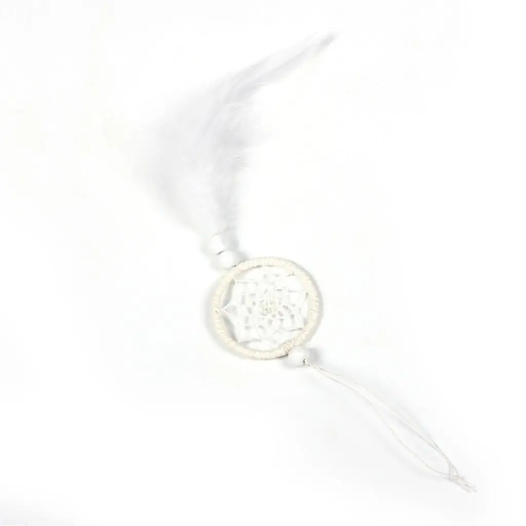 Handmade Dream Catcher Net Feather Mini Wall Car Hanging Ornament Craft Gift