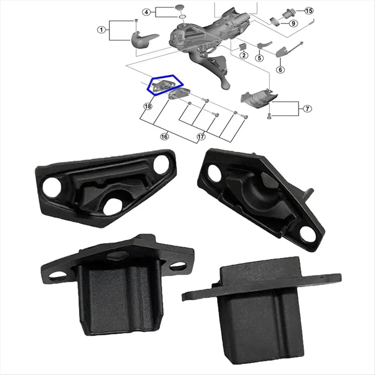 New arrival 2pcs Bicycle Brake Lever Oil Diaphragm for R9120 R8020 R7020 RX810 4720 Road Bike Accessories