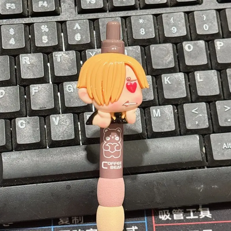 One Piece Rufy Cartoon Cute Student Penna unisex Personalità creativa Penna per stampa di cancelleria maschile e femminile Regalo all'ingrosso
