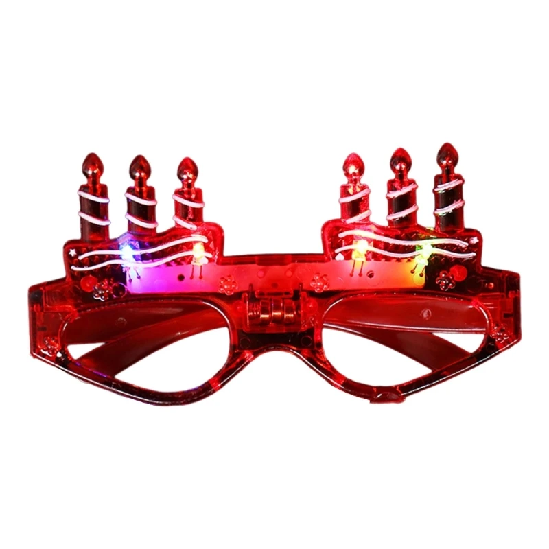 Birthday Party Glasses Props Eyewear New Year Party Celebration Sunglasses Decoration Adult Kids LED Eyeglasses