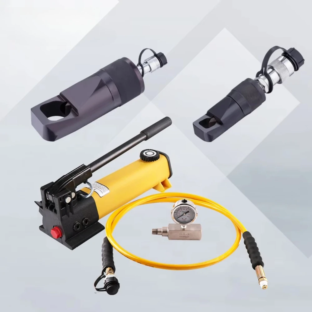 0 Ton Tool Machine Matched with Hand Pump and Hose NC-1924 Hydraulic Nut Splitter Cracker Cutter Breaker 1