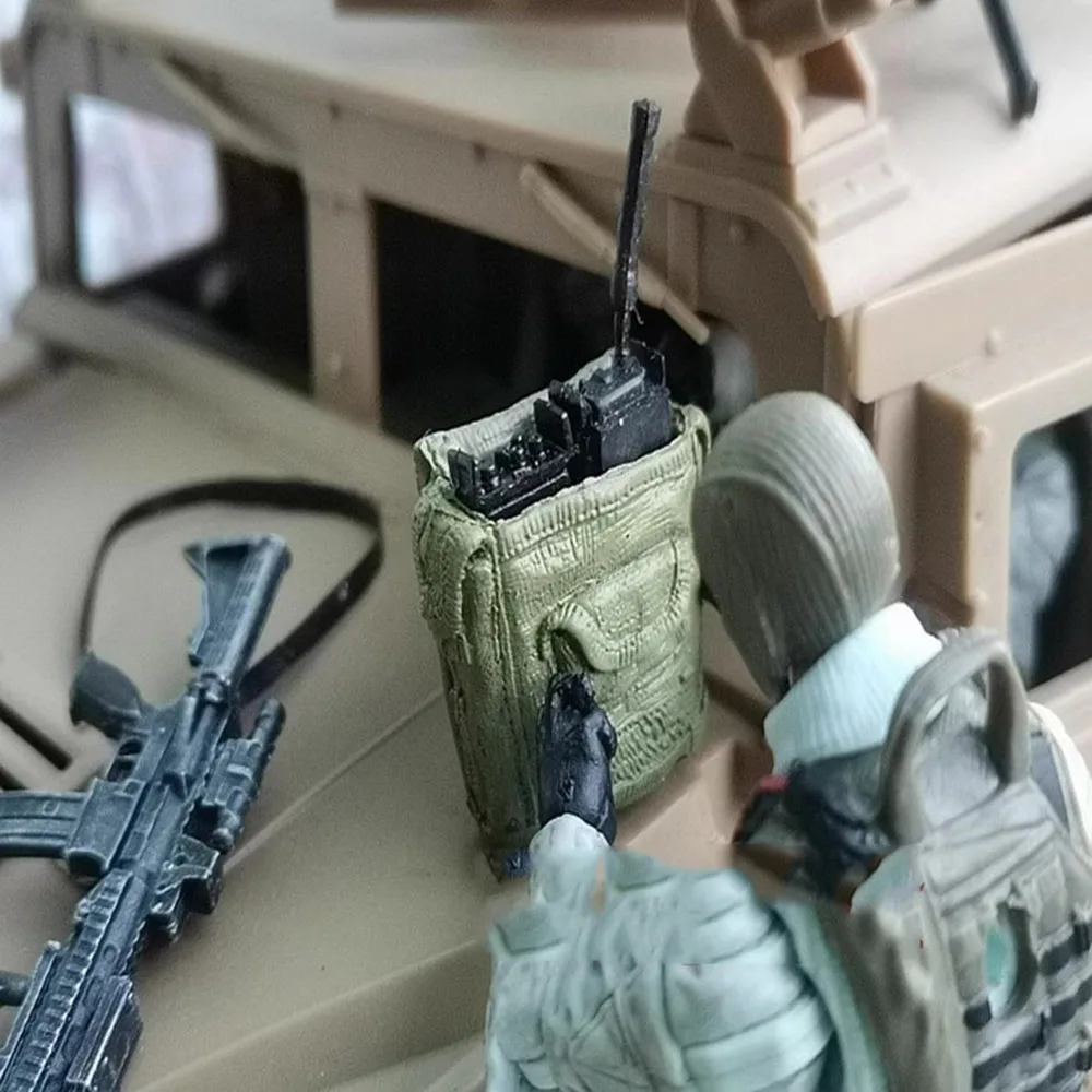 للبيع 1/18 BBI وحدة عملية المهمة الخاصة ختم رجل أكياس الهاتف الاتصالات اللعب نموذج الملحقات لشخصية دمية 3.75 "الدمية