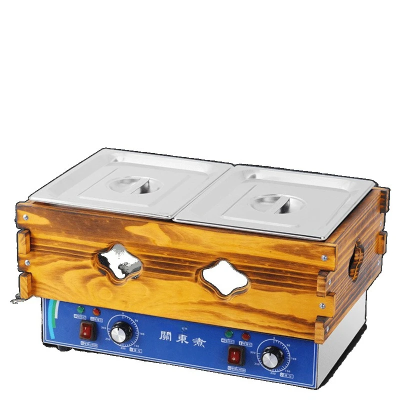 Commercial Oden cooking machine electric heating Malatang pot snack stall string incense equipment Jiugongge