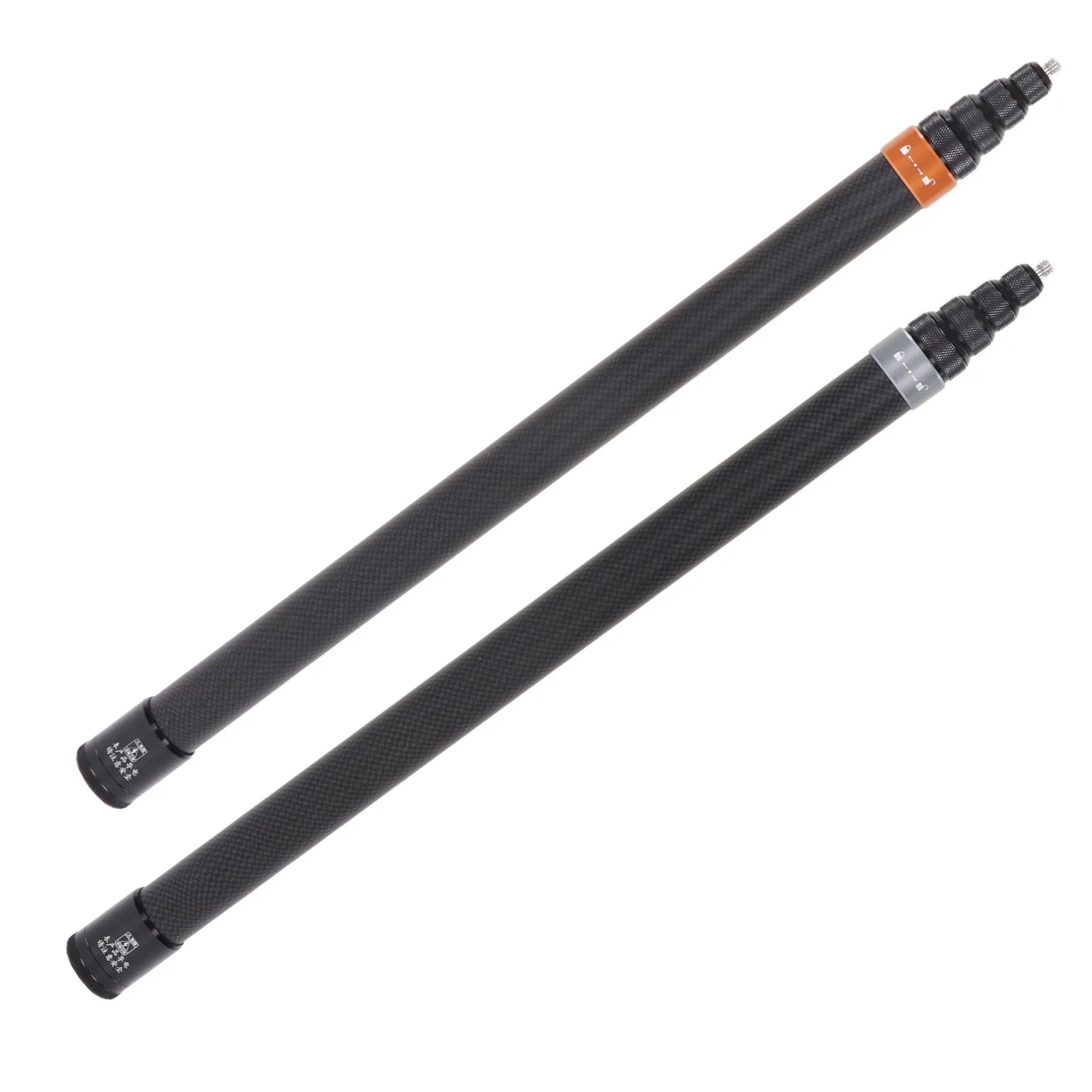 عصا سيلفي لكاميرا الحركة قبضة مريحة 300 سم عصا سيلفي لكاميرا الحركة المحمولة من الكربون 9 أقسام للعمل