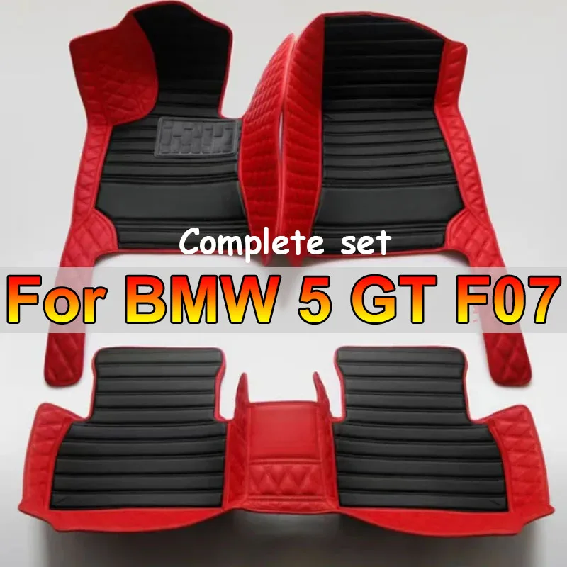 

Car floor mats for BMW 5 GT F07 535i 528i（Five seats）2014 2015 2016 2017 Auto Pads Automobile Carpet Cover Interior Accessories